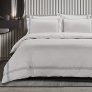 Egyptian Cotton Giorgio Silver & Grey Duvet Cover
