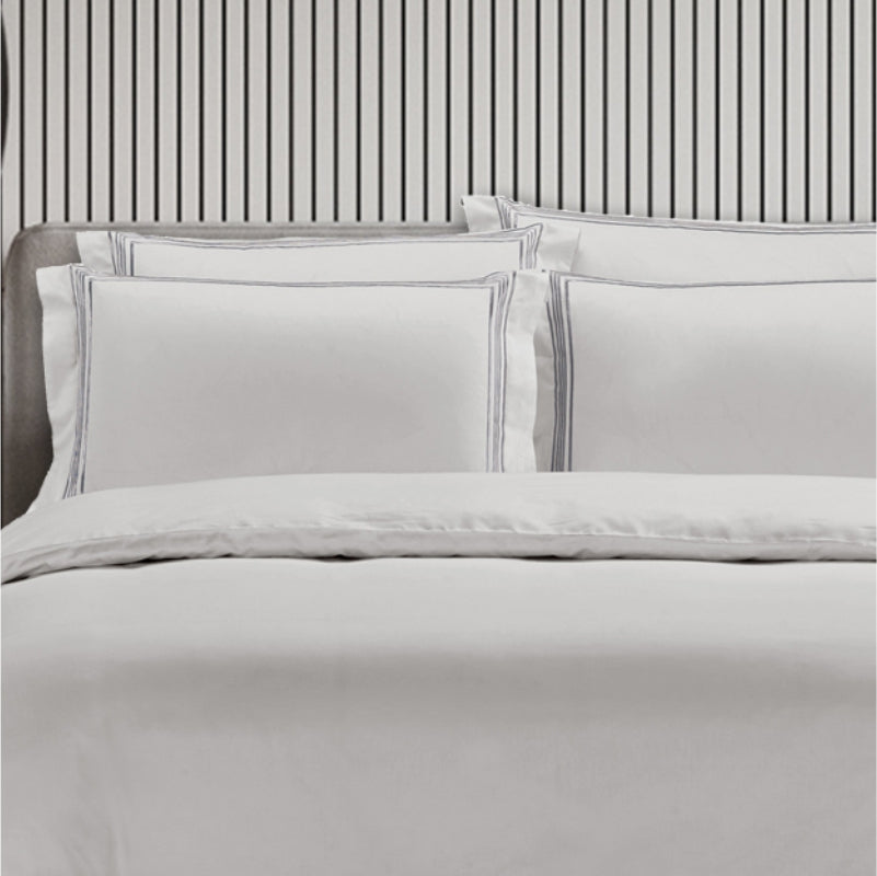 Egyptian Cotton Giorgio Silver & Grey Duvet Cover