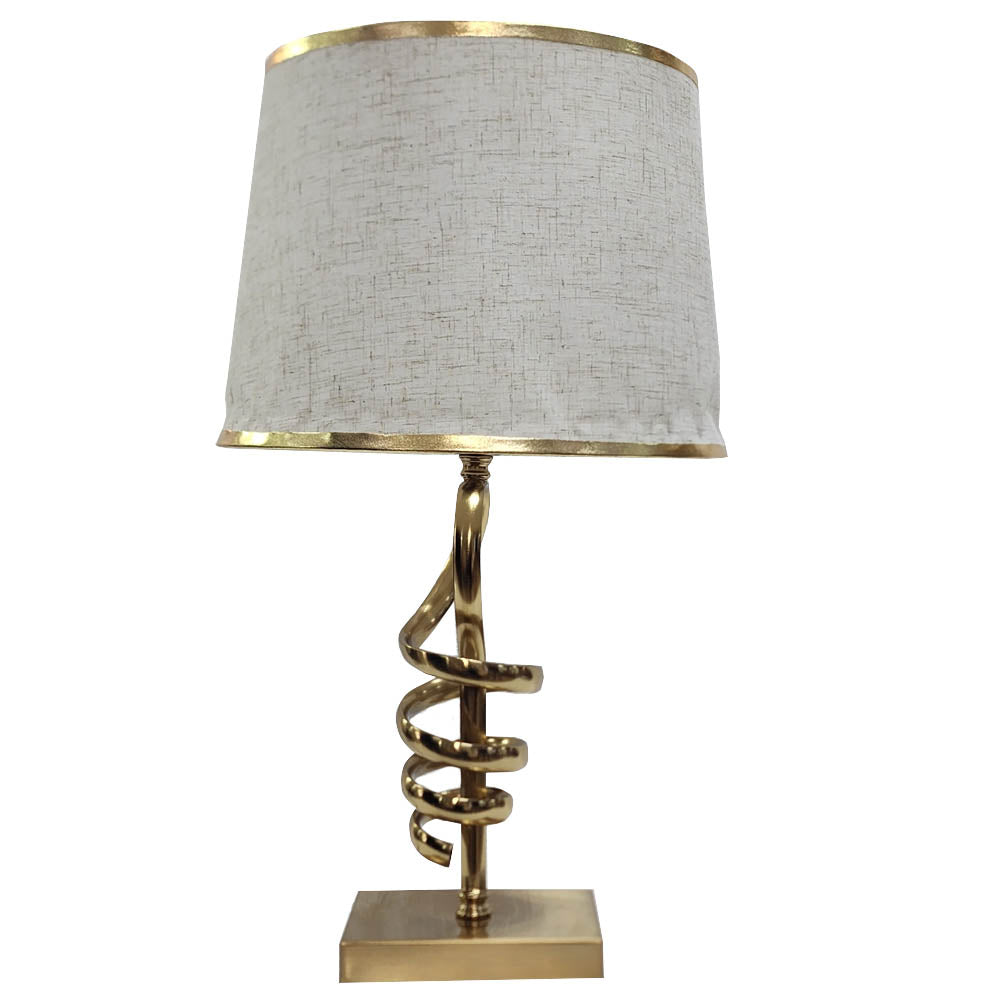 SPIRAL LAMP WITH GOLD