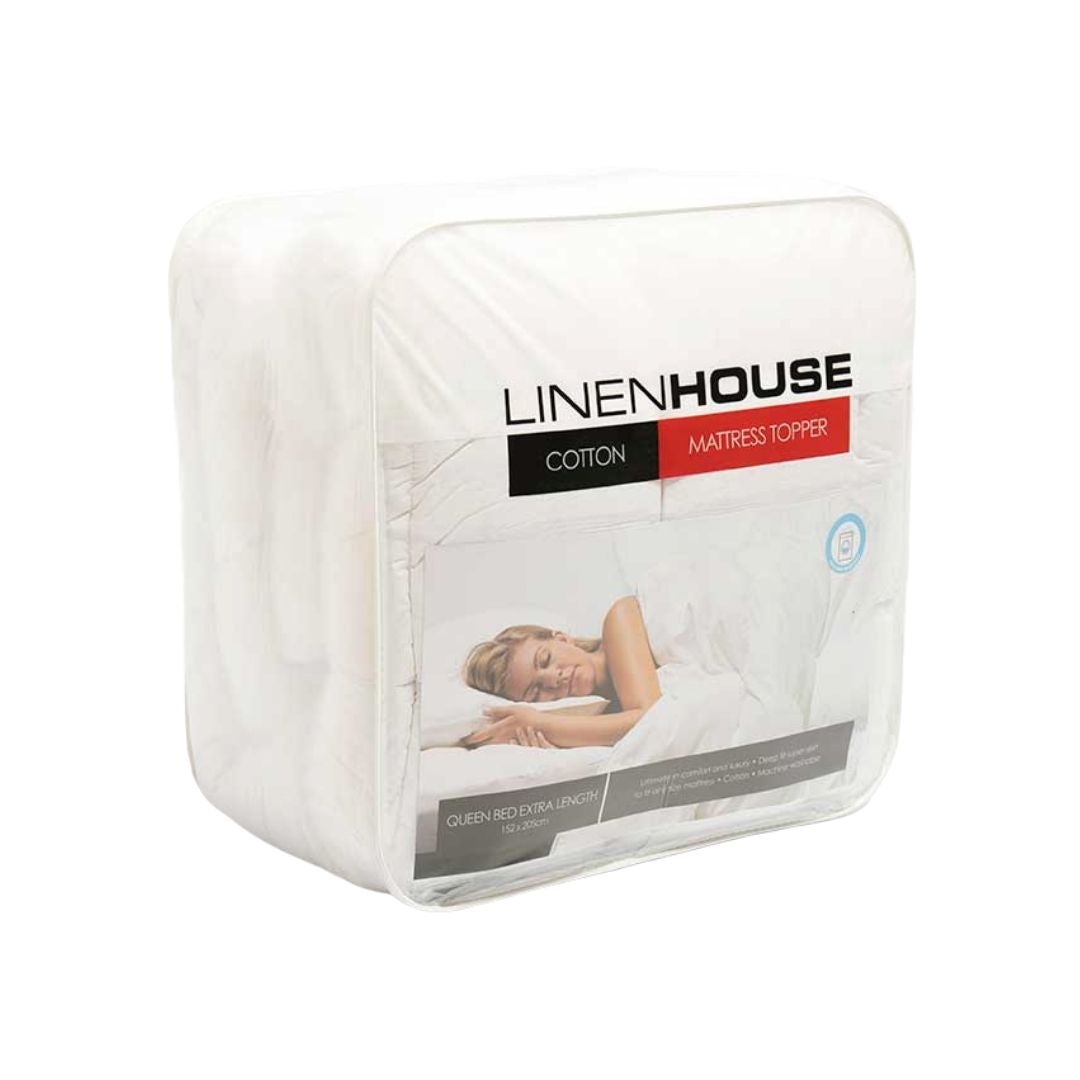 LINEN HOUSE COTTON MATTRESS TOPPER