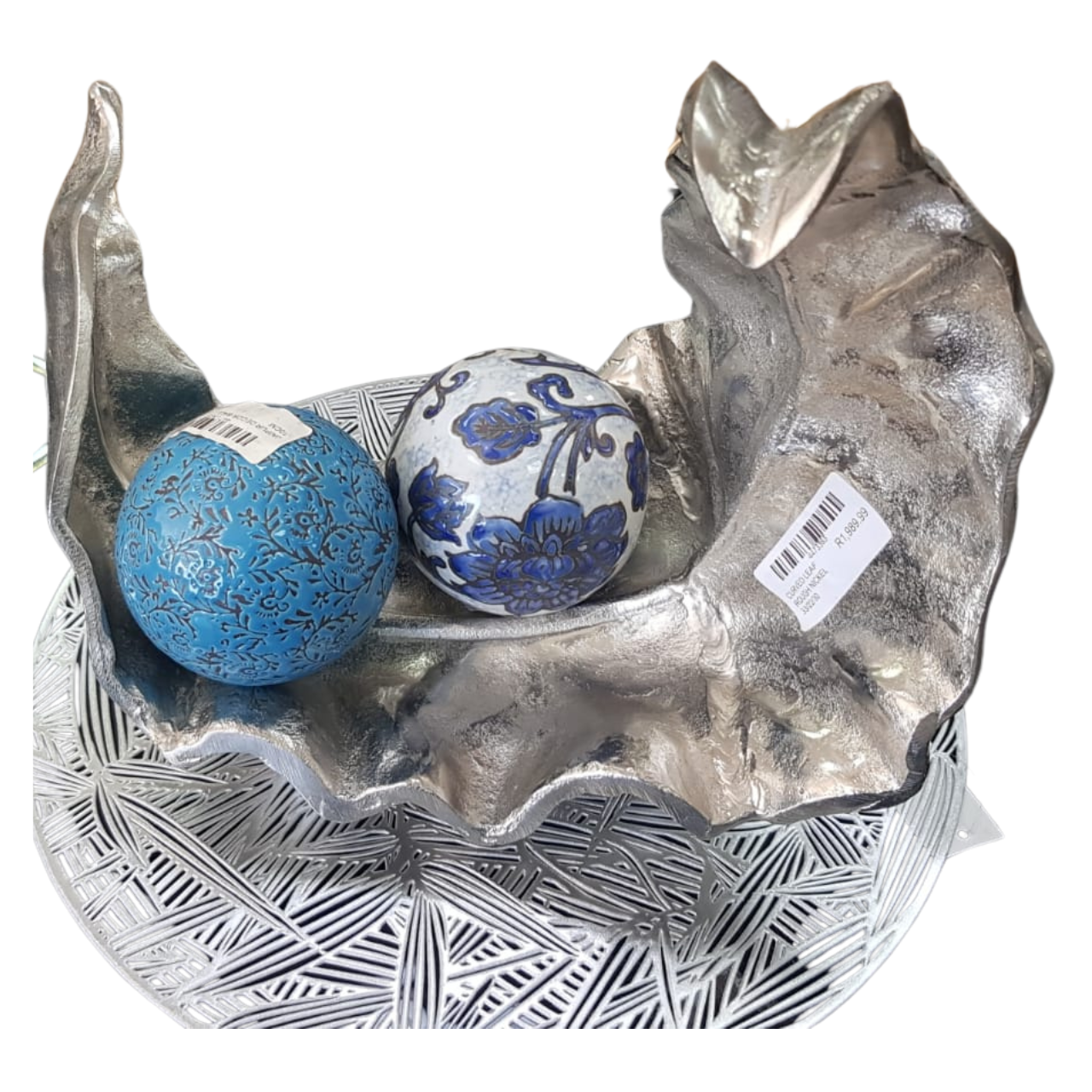 Curved Leaf Rough Nickel