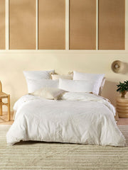 Linen House Amore /White /Duvet COVER
