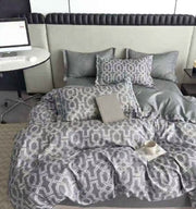 Cotton Co Micro Satin Arabica Slate Duvet Cover Set