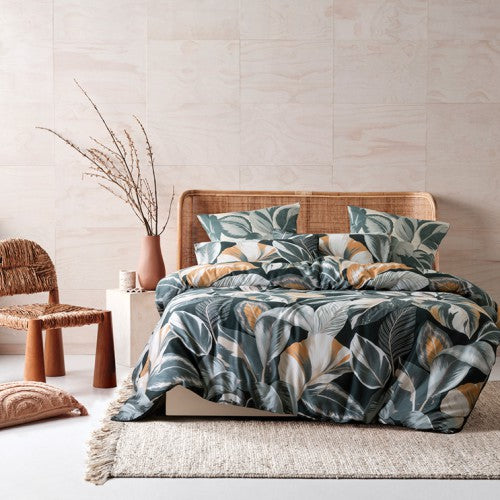 Linen House Calathea /Grey Duvet Cover