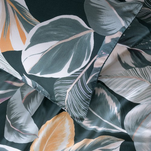 Linen House Calathea /Grey Duvet Cover