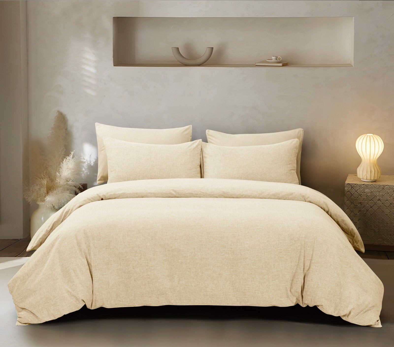 Cotton Co Cashmere Luxury Fitted Sheet & Pillow Case