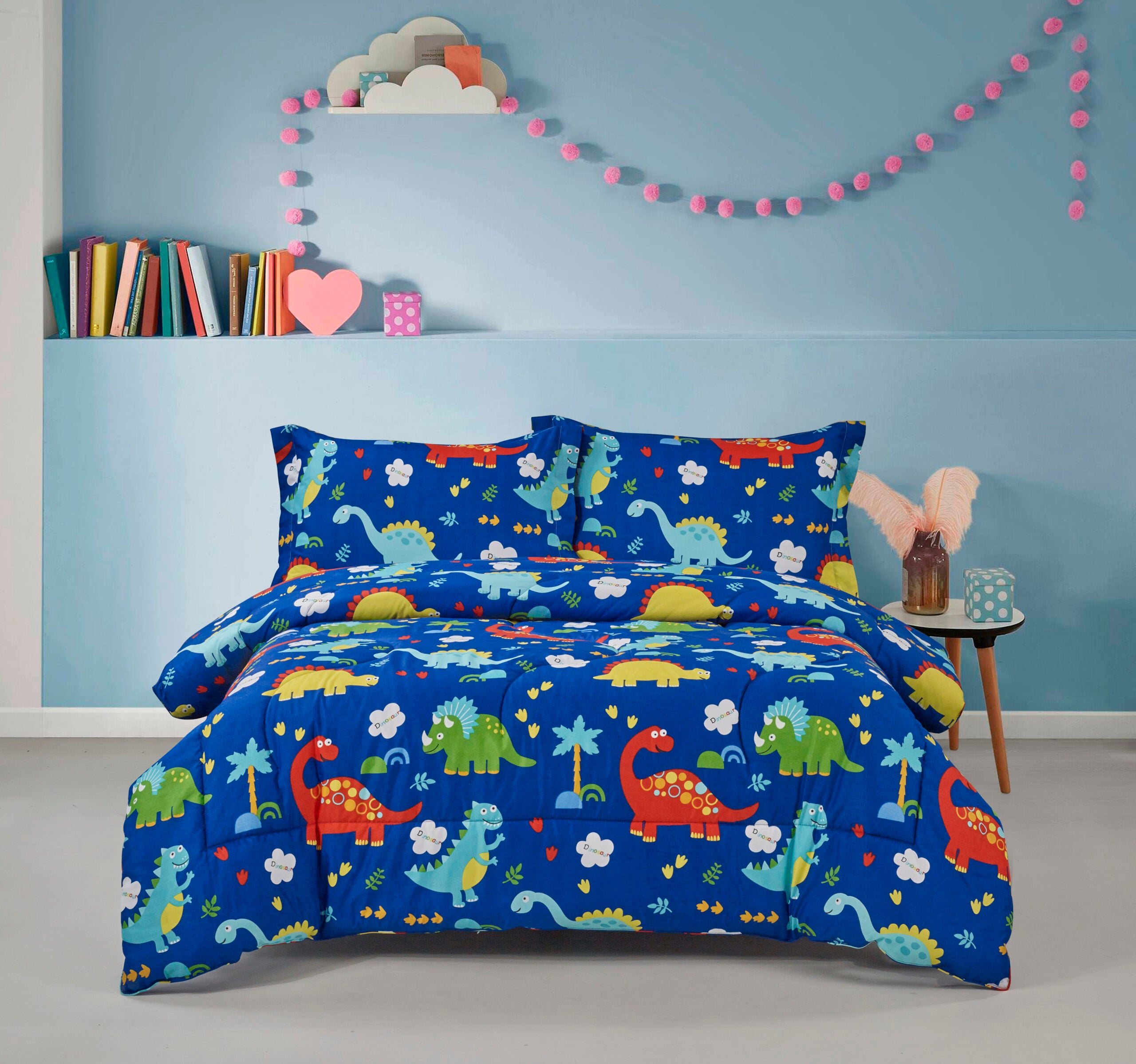 Cotton Co Dinosaur Kids Club Duvet Cover Set