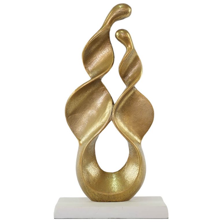 Sculpture Gold/White
