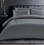Egyptian Cotton 400 Thread Count Donato Grey Duvet Cover