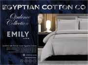 Opulence Collection Emily White & Grey Duvet Cover