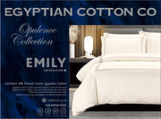 Opulence Collection Emily Cream & Stone  Duvet Cover
