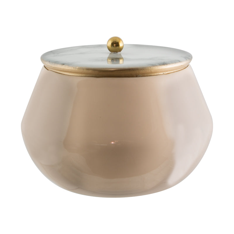 PINK/MARBLE LOOK TRINKET 13x10CM