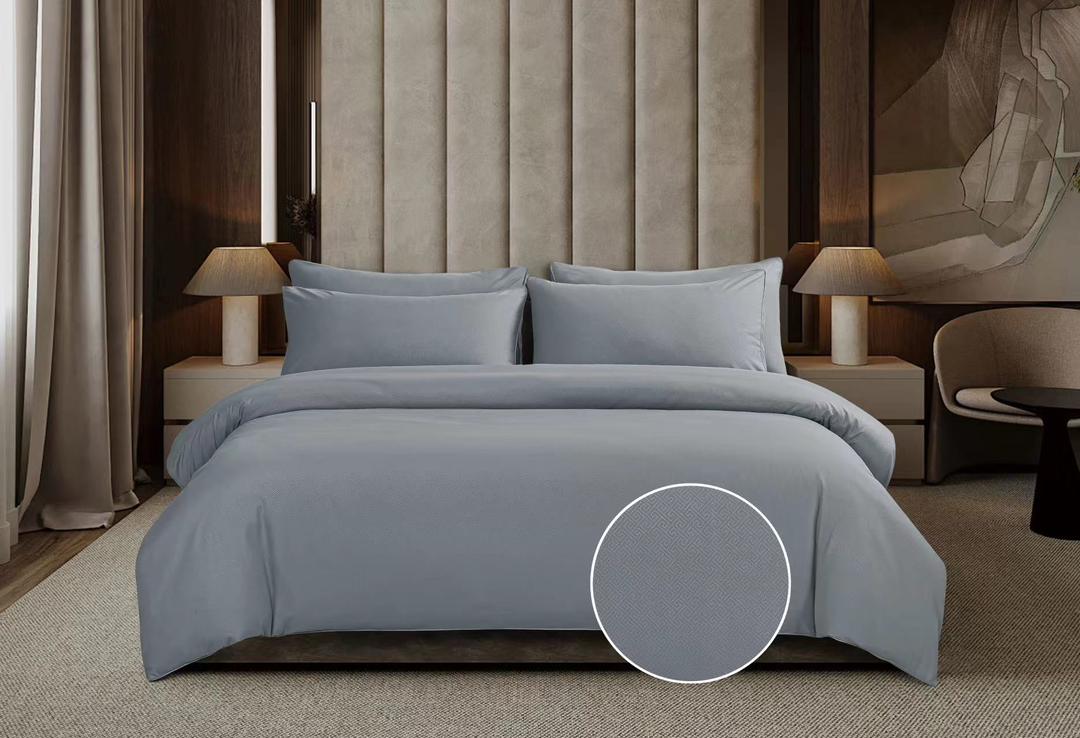 Cotton Co Gigi Micro Sateen Grey Duvet Cover