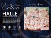 Cotton Co Halle Micro Sateen Duvet Cover Set