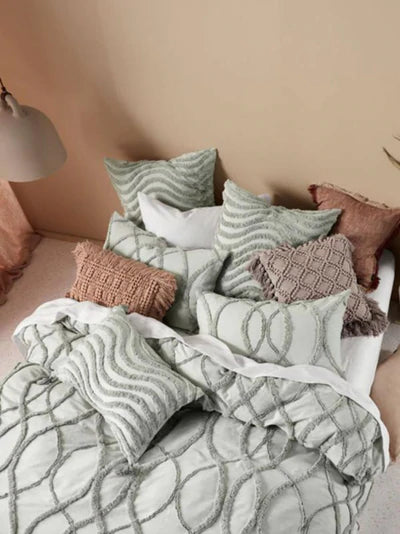 LINEN HOUSE AMADORA SMOKE DUVET COVER SET