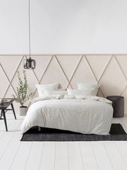 Linen House Charlie / Taupe Duvet Cover