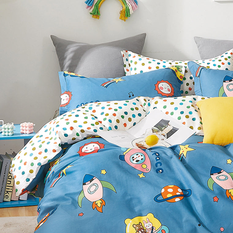 Kids club space adventure duvet cover