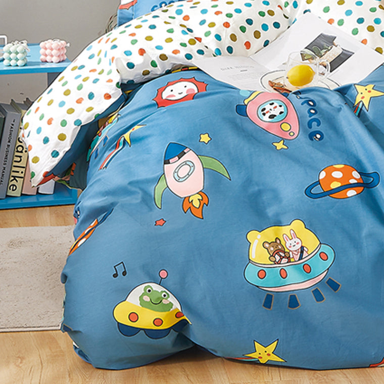 Kids club space adventure duvet cover
