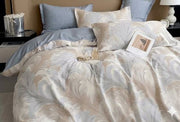 Cotton Co Micro Satin Les Feuilles Duvet Cover Set