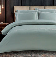 Egyptian Cotton 400 Thread Count Liana Duck Egg Duvet Cover