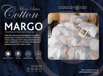 Cotton Co Margo Micro Sateen Duvet Cover Set