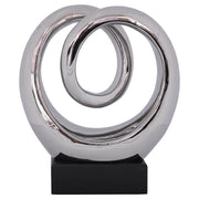 Circulo Silver Sculpture 28Cm