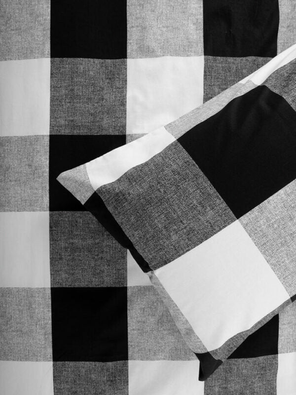 LINEN HOUSE Alec /Black & white /Duvet Cover