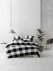 LINEN HOUSE Alec /Black & white /Duvet Cover