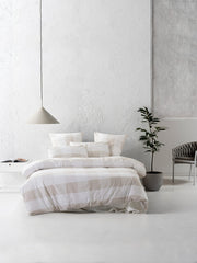 LINEN HOUSE Alec Taupe Duvet Cover