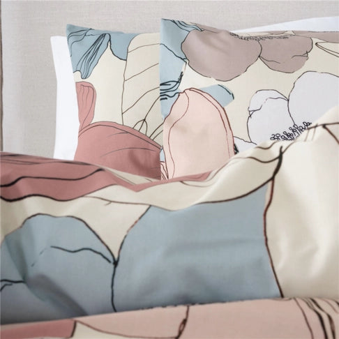 Linen house nariah stone duvet cover set