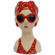 Monica With Sunglasses Vase