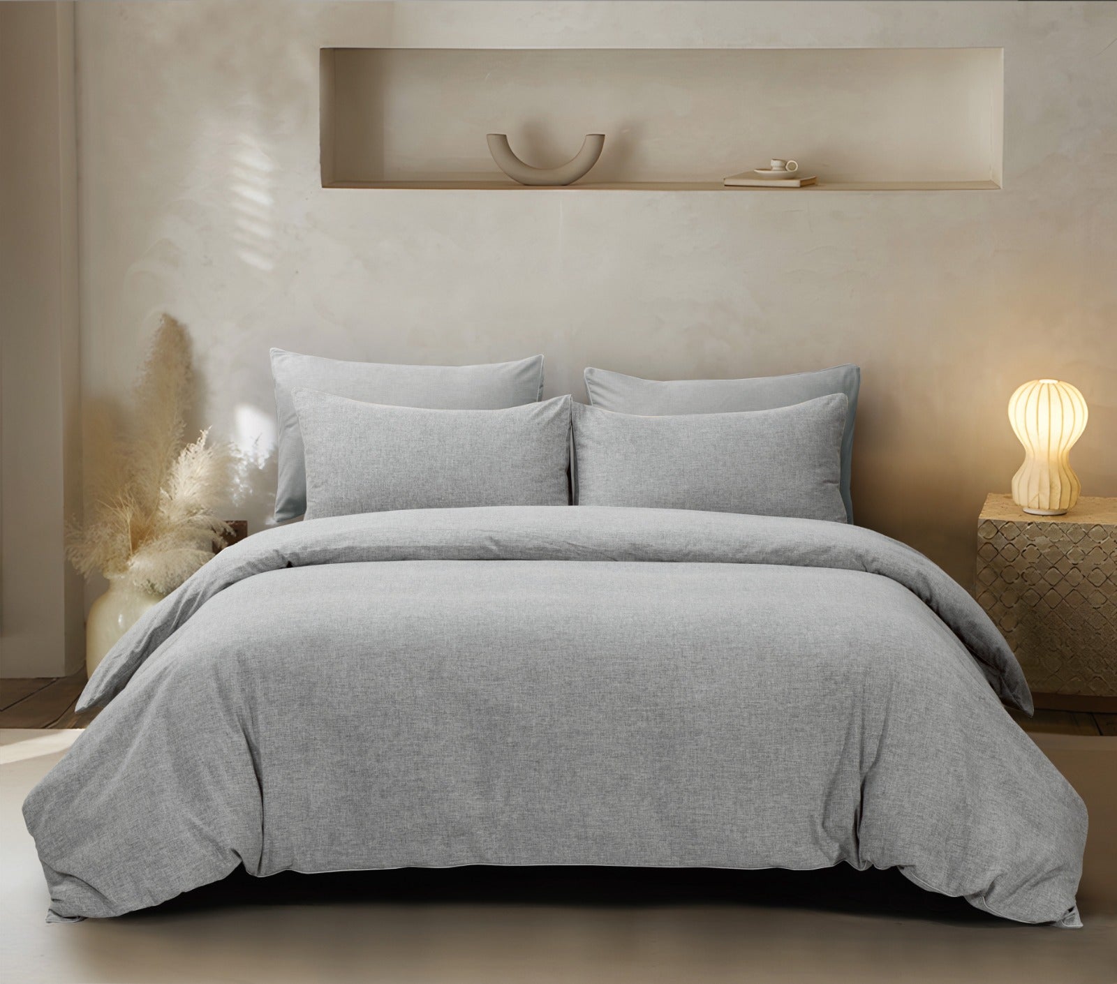 Cotton Co Cashmere Luxury Fitted Sheet & Pillow Case
