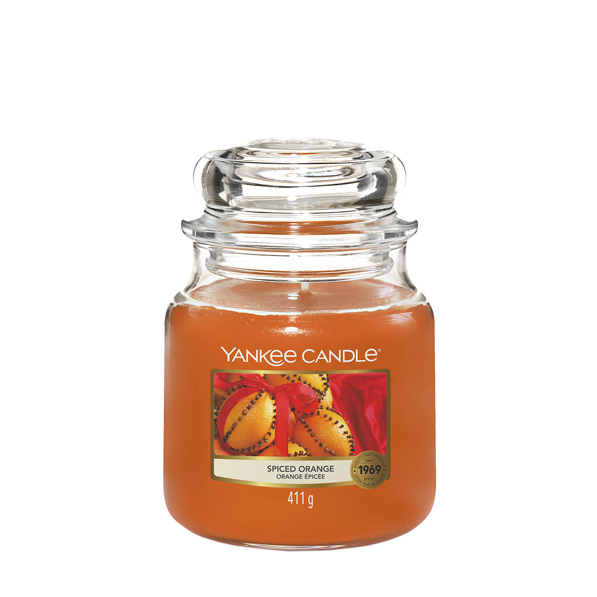 YANKEE CANDLE SPICED ORANGE.
