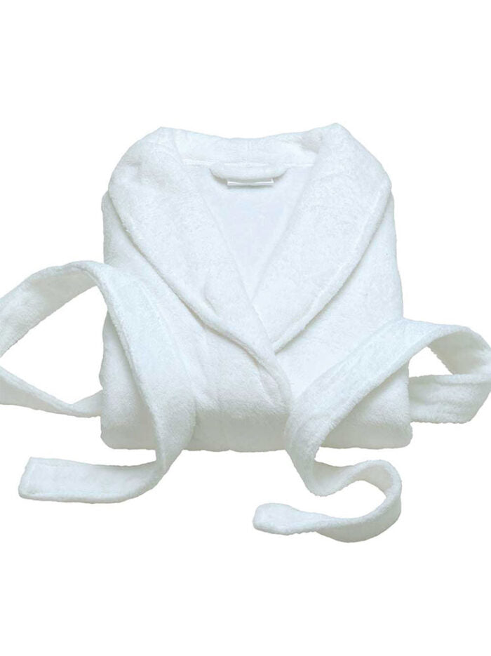 LINEN HOUSE WHITE BATHROBE MICROFIBRE