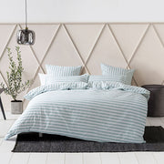 Linen House Charlie / Duck Egg Duvet Cover Set