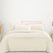Egyptian Cotton 400 Thread Count Duvet Cover Set - Cream