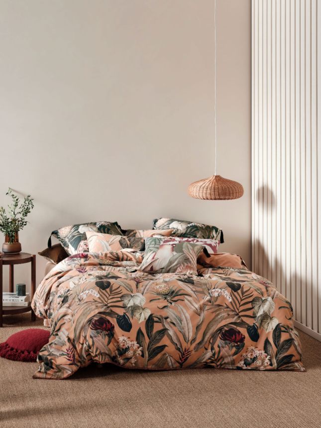 LINEN House Tillie /brandy duvet cover