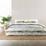 Linen House Brock/Mustard Duvet Cover Set