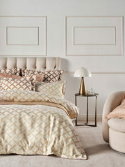 Linen House Valeria /Champagne Duvet Cover Set