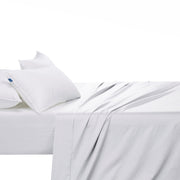 COTTON CO 220 THREAD COUNT FLAT SHEET WHITE